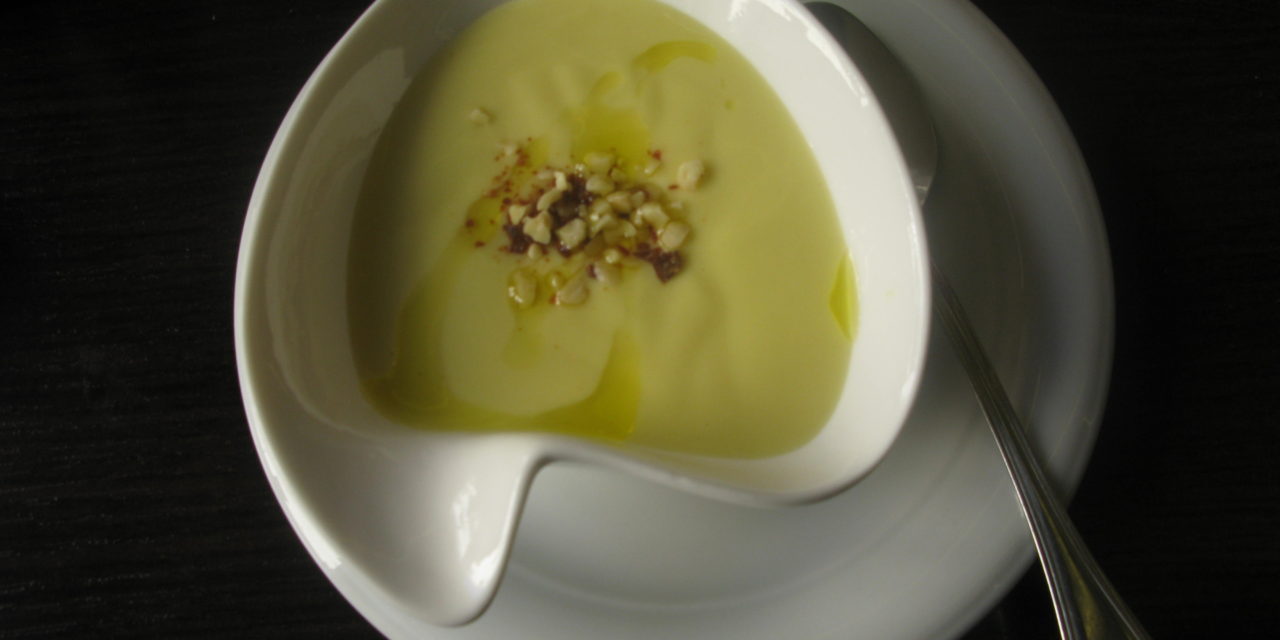 Porra de naranja, cuando en el invierno no había tomates.