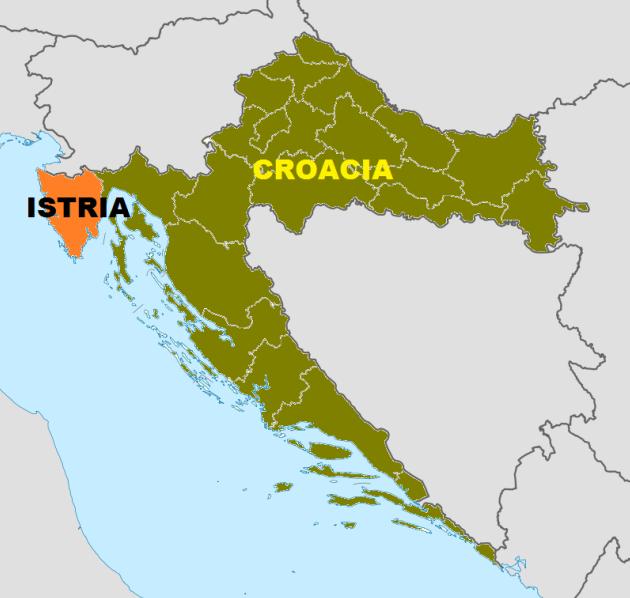 Mapa Croacia